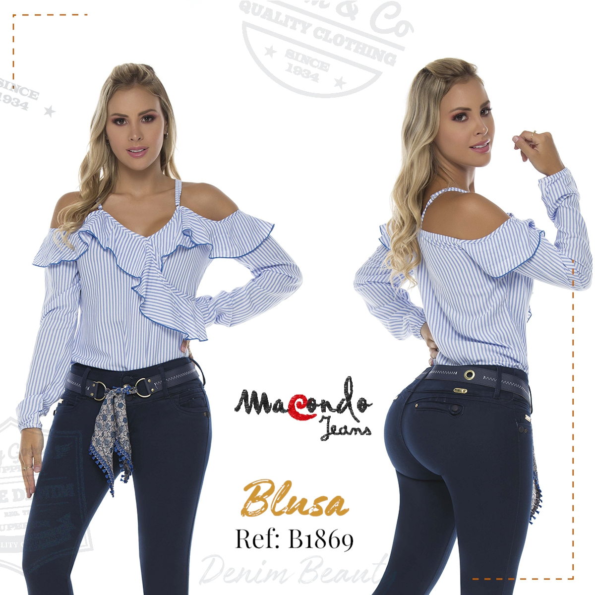 Vestidos y Blusas - Denim Beauty - Macondo Jeans Colombianos