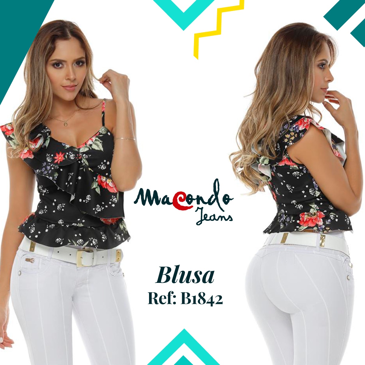 blusa-B1842-jeans-colombianos-online Macondo Jeans Colombianos